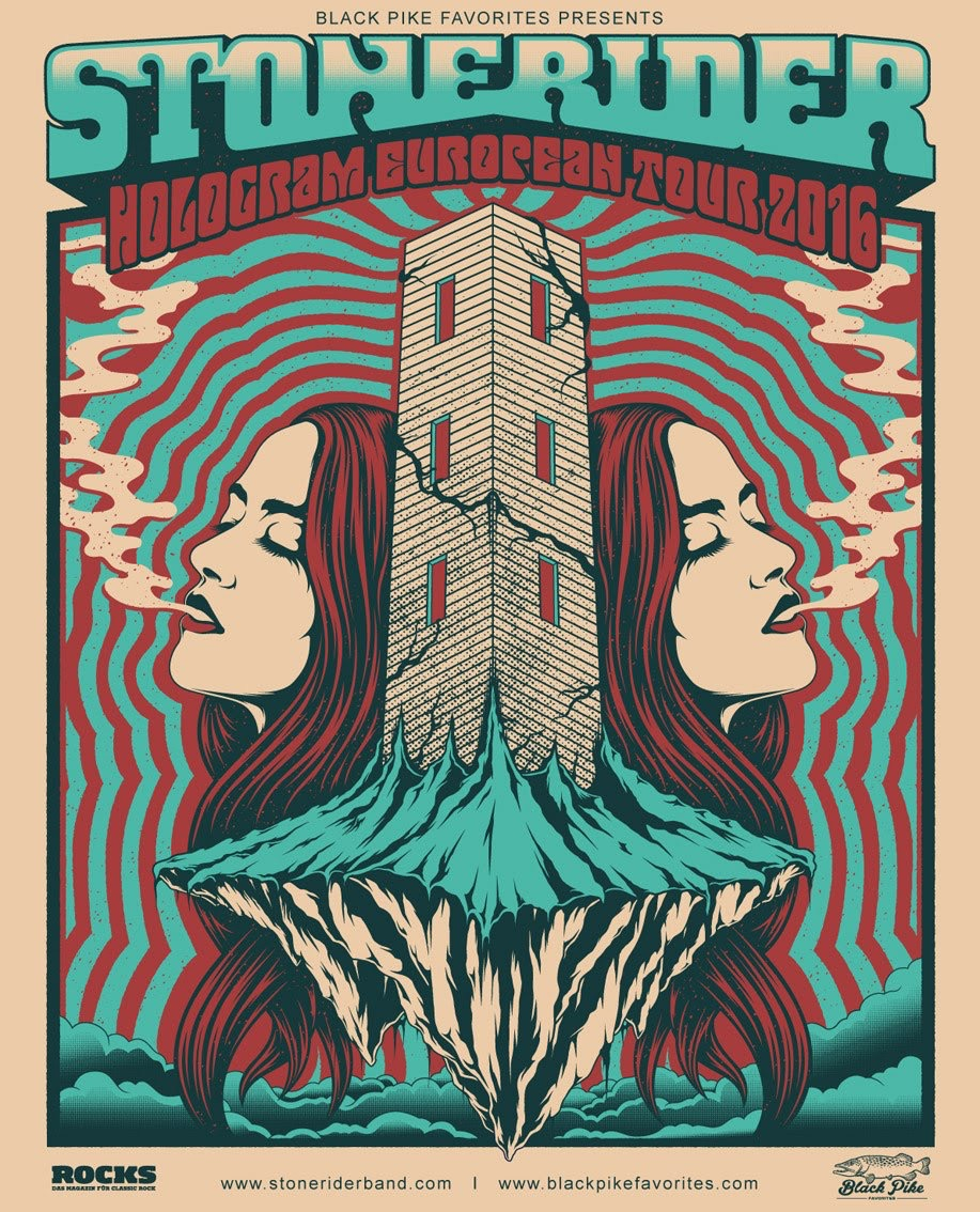 Stonerider European Tour 2016 Poster